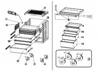 USAG 516 SP5V Type 1 Roller Cabinet Spare Parts